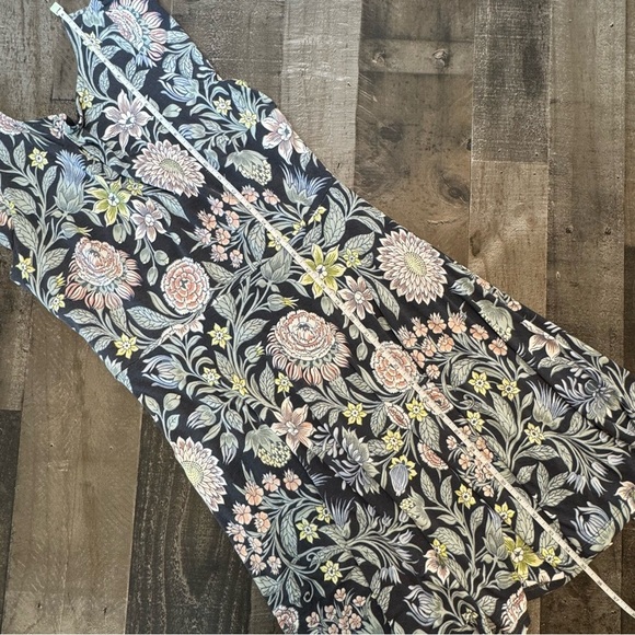 NWT LOFT Navy Floral Mini Dress MP - Picture 15 of 15